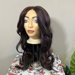 Peacock Color Wig